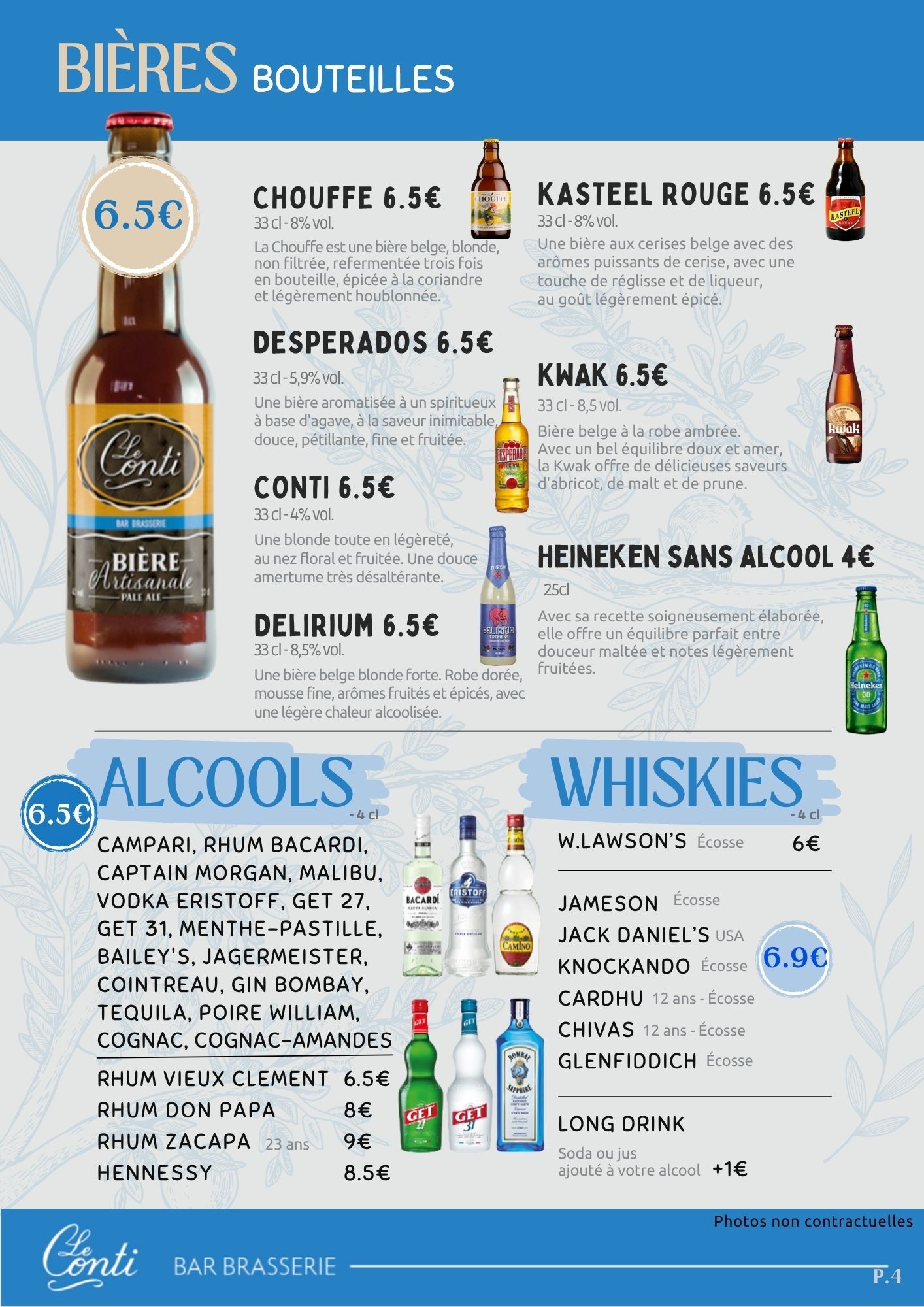 Bière bouteille Cholet