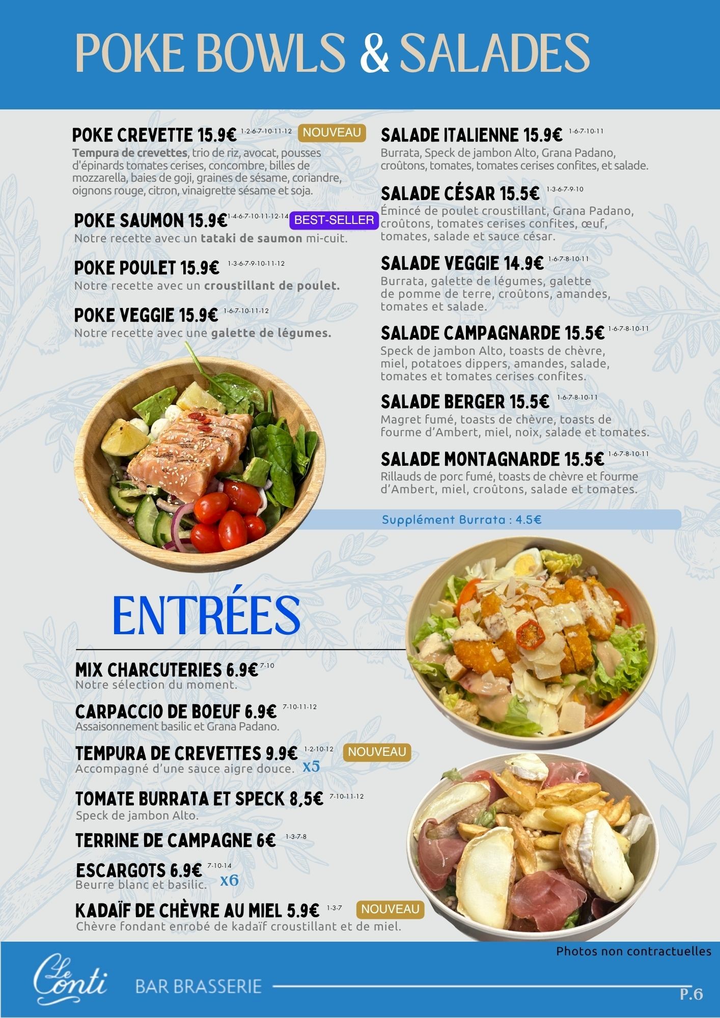 Poke bowls et salades Cholet